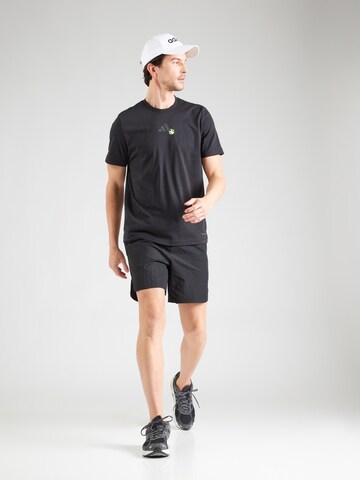 ADIDAS PERFORMANCE Функционална тениска в черно