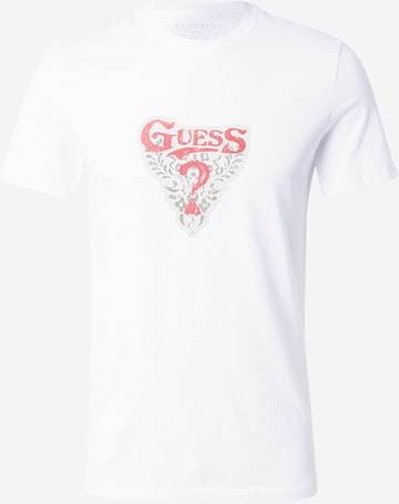 GUESS Shirt in White ABOUT YOU