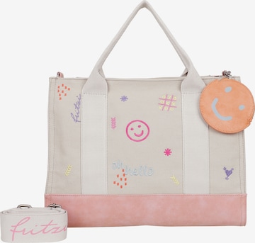 Fritzi aus Preußen Shopper 'Tote Bag Limited Embro Fun' in Beige: Vorderseite