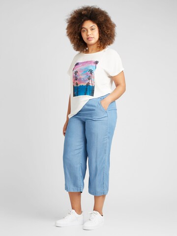 Vero Moda Curve Loosefit Hose 'BREE' in Blau