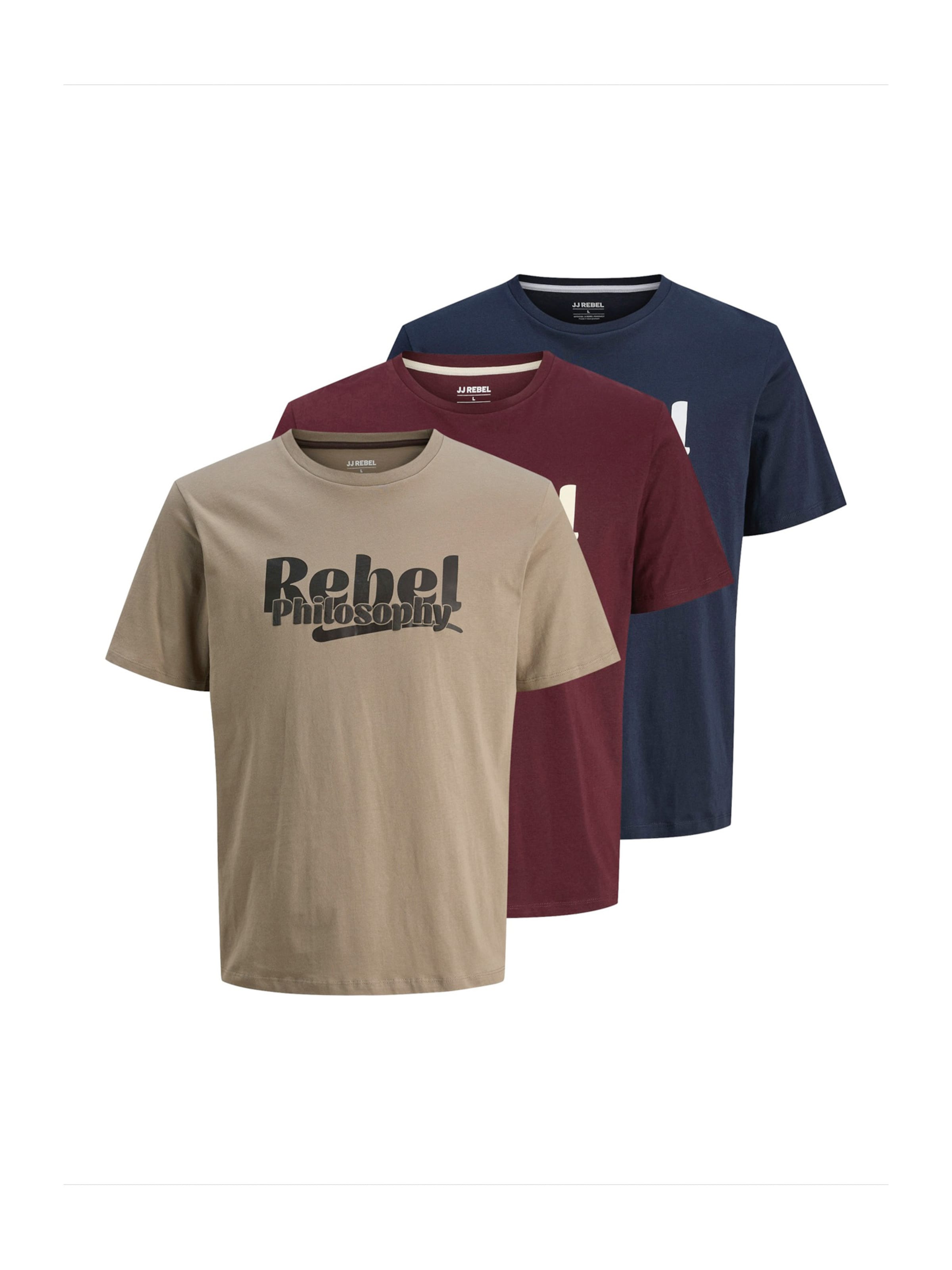 Maglietta 'JREBRAKIM' di JJ Rebel in blu: frontale