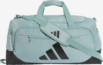 ADIDAS PERFORMANCE - Malas de desporto 'TRAINING DEFENDER' em verde: frente