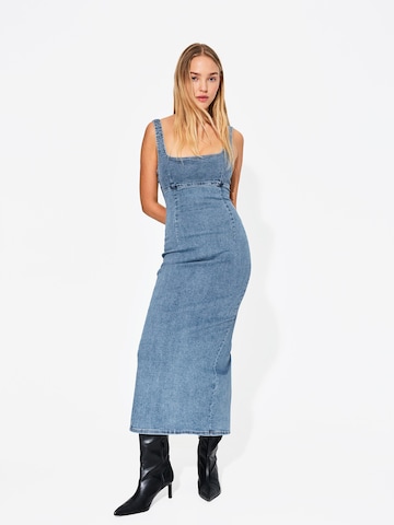 Bershka Dress in Blue: front