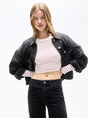 Pull&Bear Pulóver - fehér