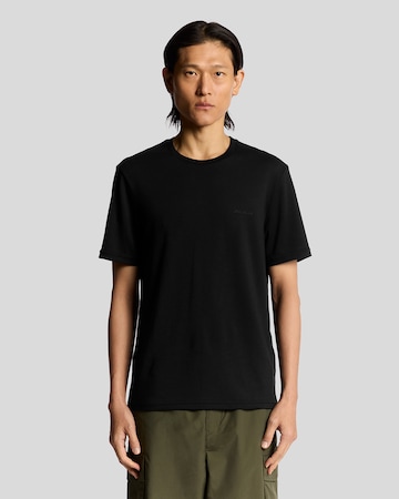 T-Shirt Lyle & Scott en noir : devant