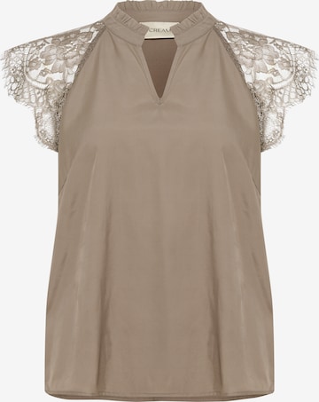 Cream Bluse 'Nola' i beige: forside