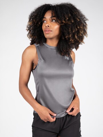 Gorilla Wear Sporttop 'Raleigh' in Grijs: voorkant