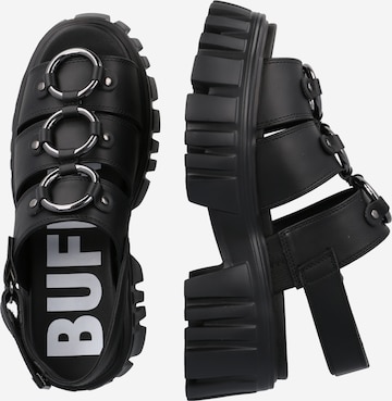 BUFFALO Sandals 'Pierce' in Black