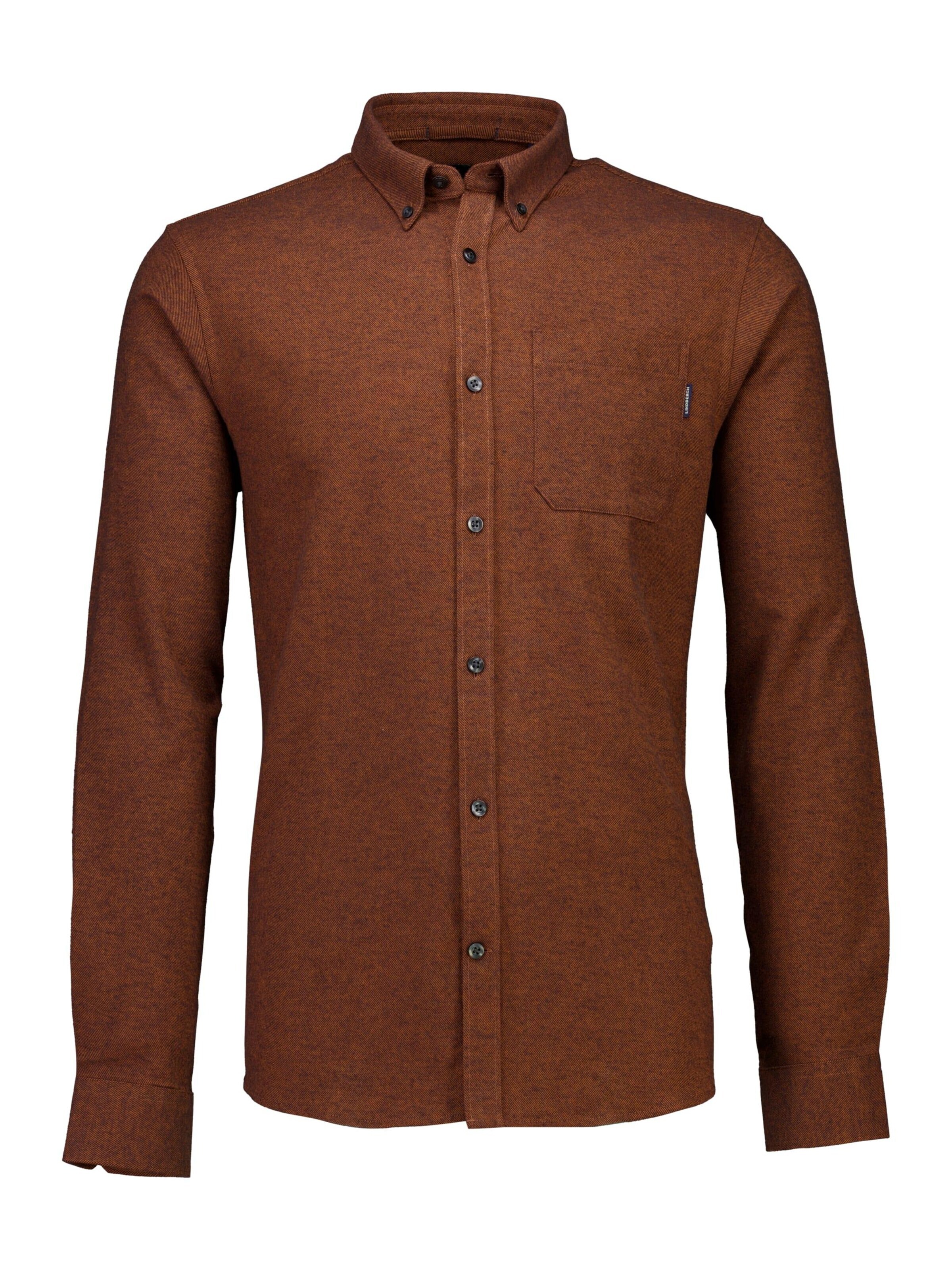 Chemise Lindbergh en marron : devant
