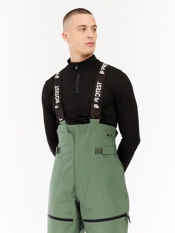 PROTEST Regular Workout Pants 'PRTBASE' in Green