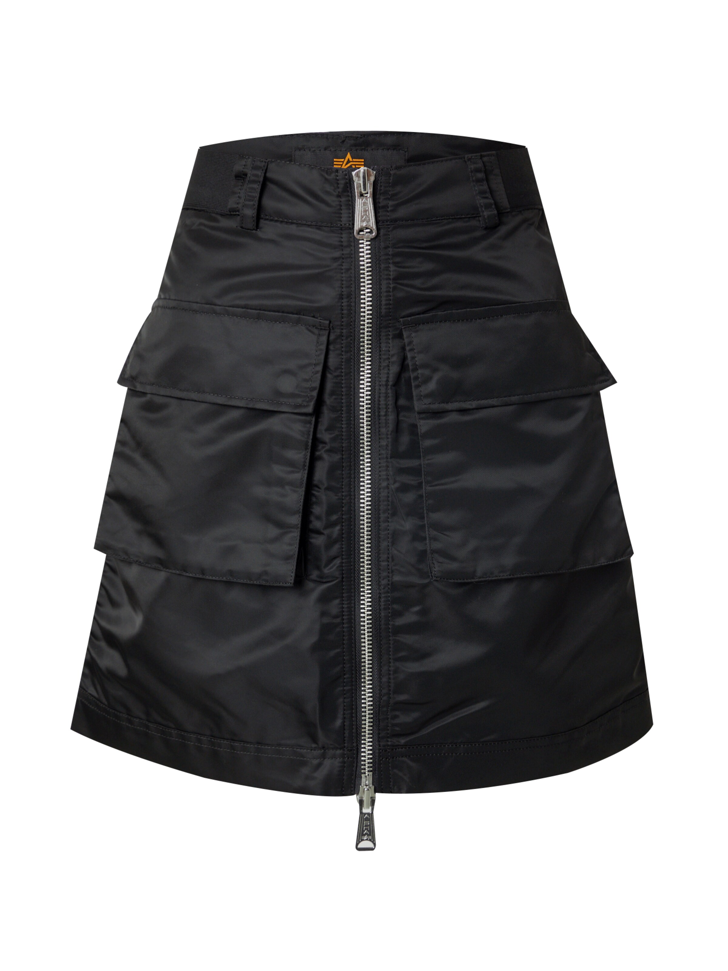 ALPHA INDUSTRIES Rock in Schwarz: Vorderseite