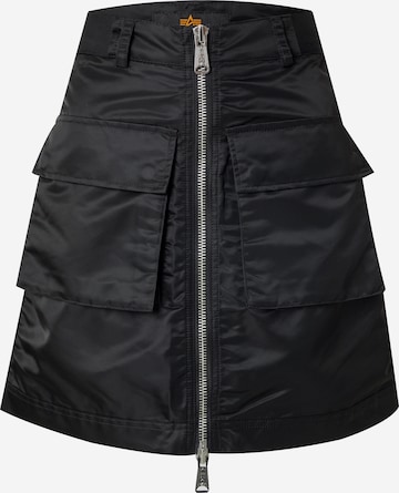 ALPHA INDUSTRIES Юбка в Черный: спереди
