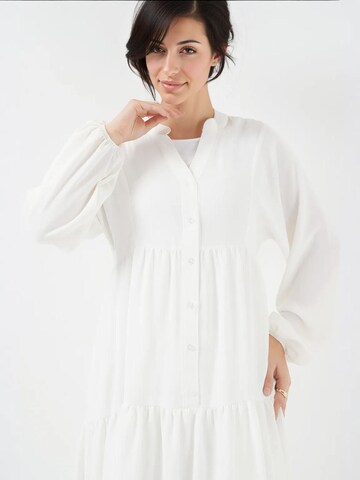 Bigdart Dress in White