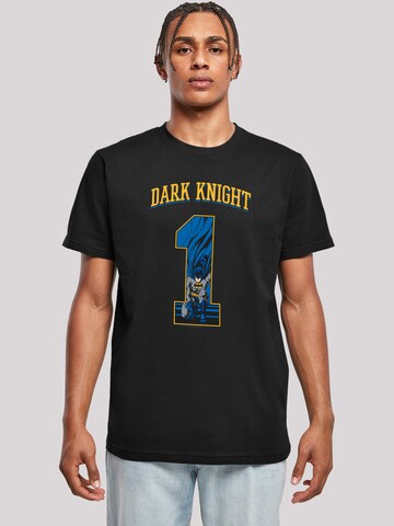 F4NT4STIC Shirt 'DC Comics Batman Football Dark Knight' in Zwart: voorkant