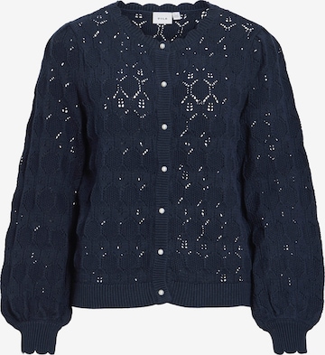 mėlyna VILA Kardiganas 'VILOWEN': priekis