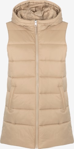 Gilet 'Pavla' BIG STAR en beige : devant