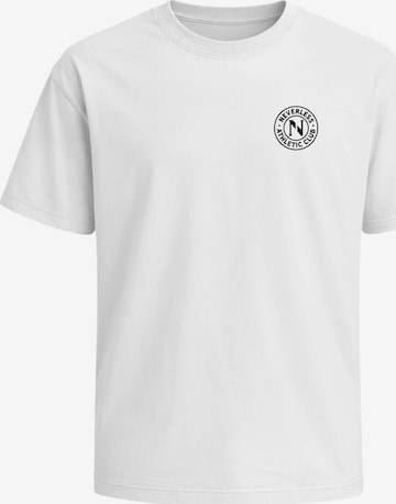 Neverless Shirt 'Soccer Summer Legends' in Weiß: Vorderseite