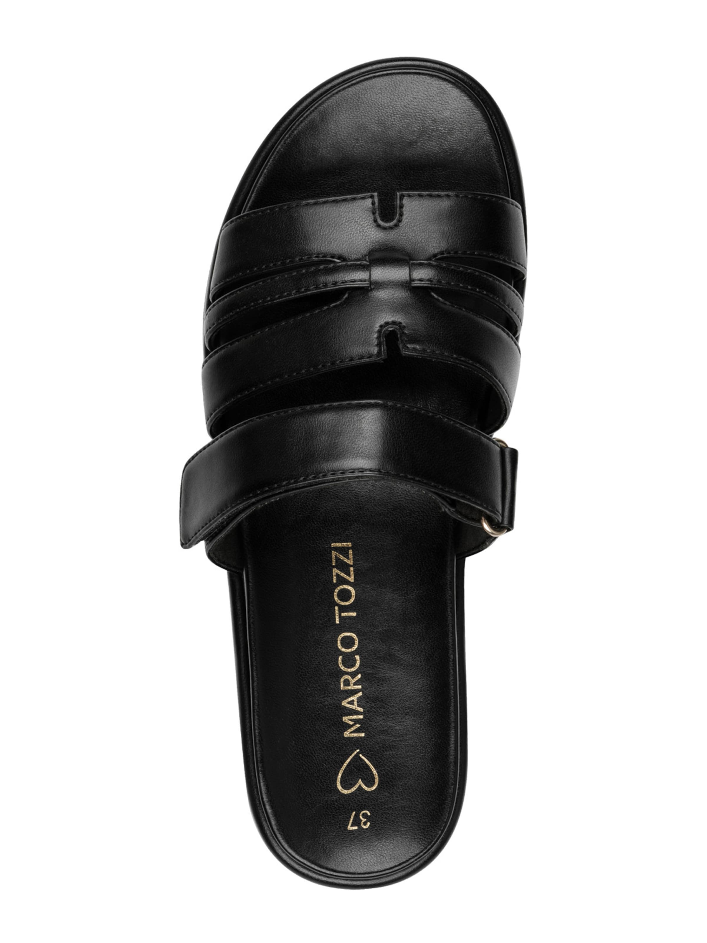 MARCO TOZZI Pantolette in Schwarz