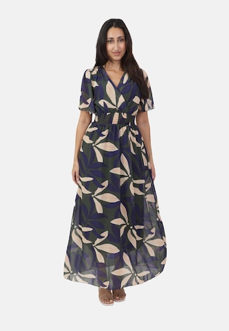 Elara Kleid in Grün: Vorderseite