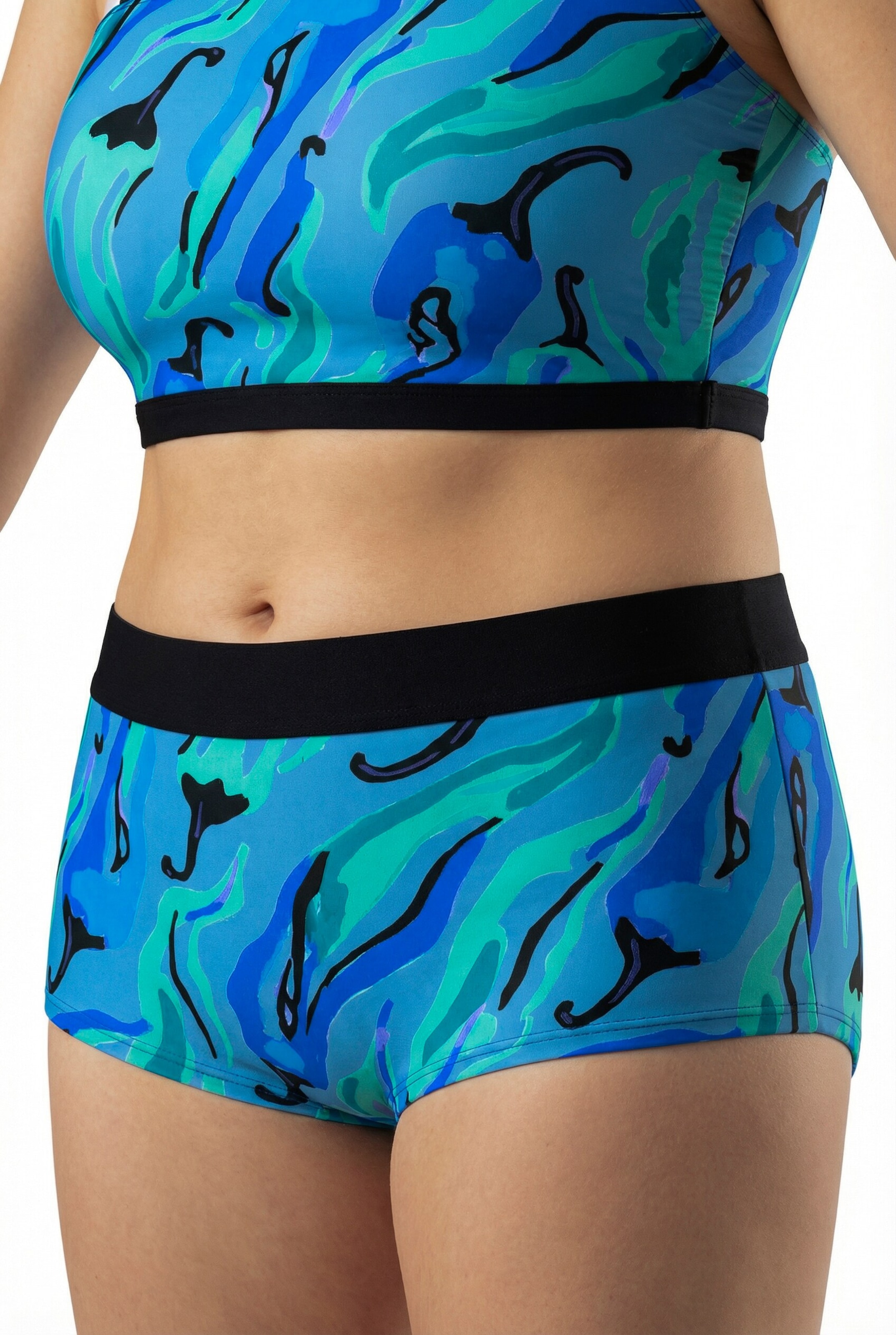 Ulla Popken Bustier Wäsche-Sets in Blau