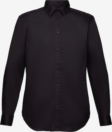 Coupe regular Chemise ESPRIT en noir : devant