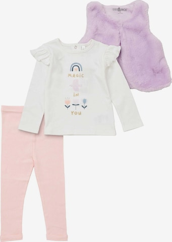 Lily & Jack Set ' Vogel ' in White: front