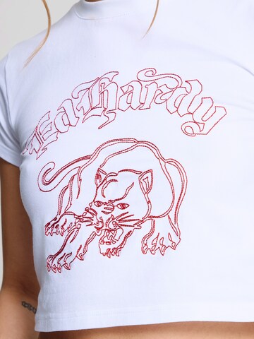 Ed Hardy T-Shirt in Weiß