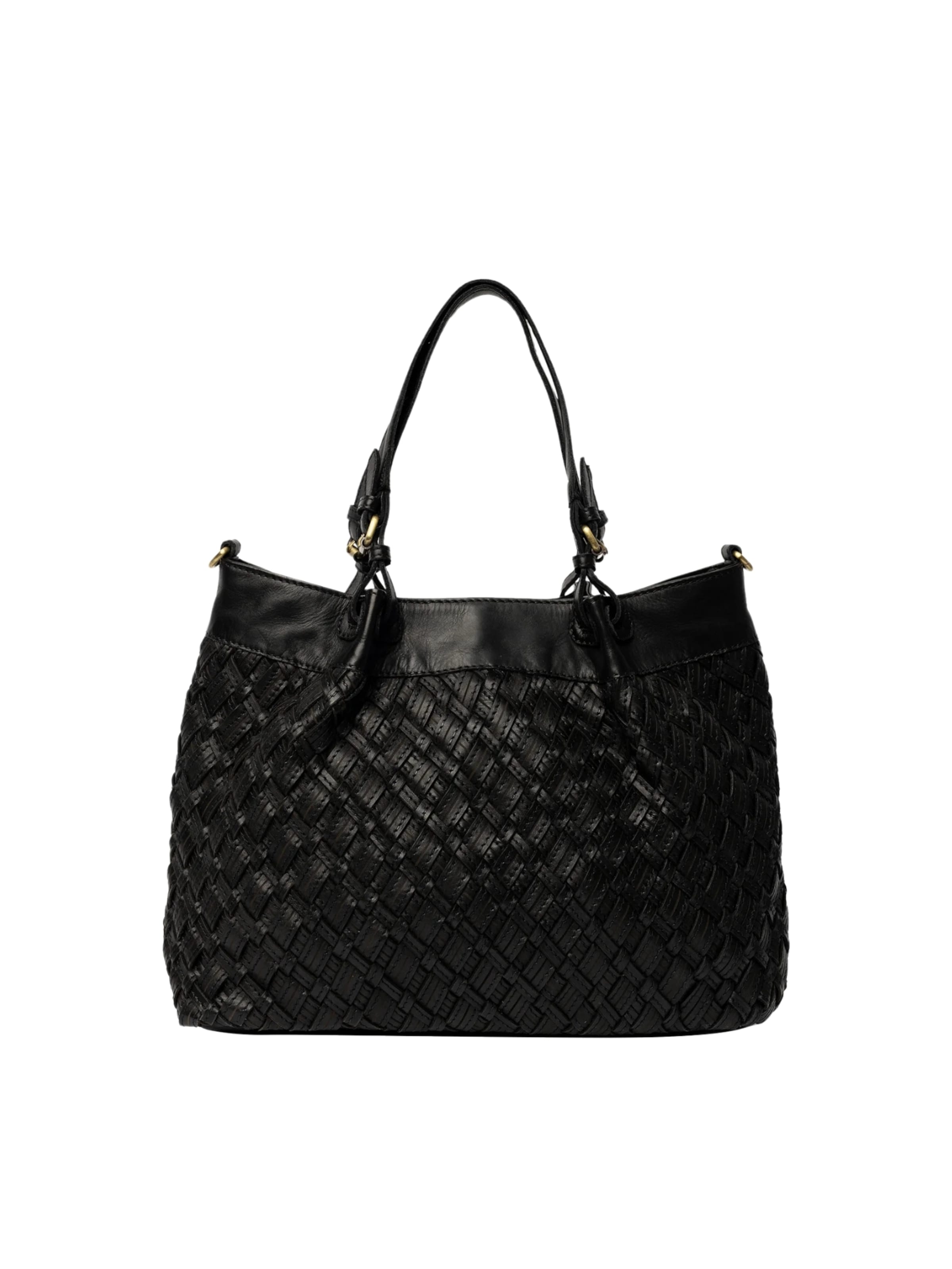 RE:DESIGNED Shopper ' Nika ' in Black: front