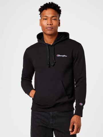 Champion Authentic Athletic Apparel Sweatshirt in Schwarz: predná strana