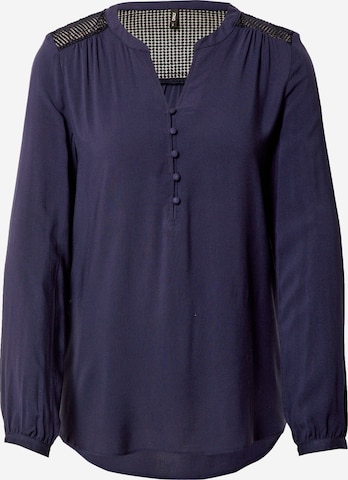 ONLY - Blusa 'EDDIE' en azul: frente