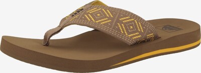 REEF Strandschuh 'Spring Woven' in beige / braun / gelb, Produktansicht