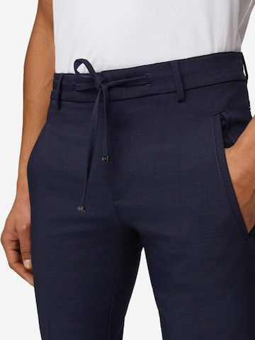 BOGNER Tapered Chino Pants 'Riley' in Blue