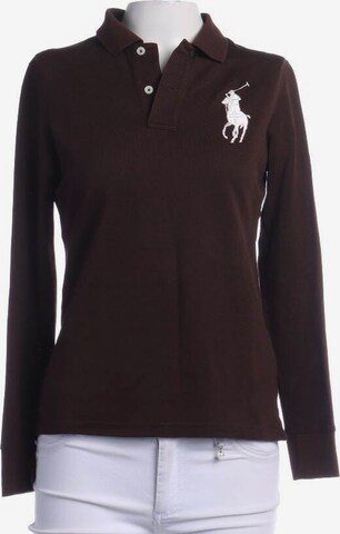 Polo Ralph Lauren Shirt langarm XS in Braun: predná strana
