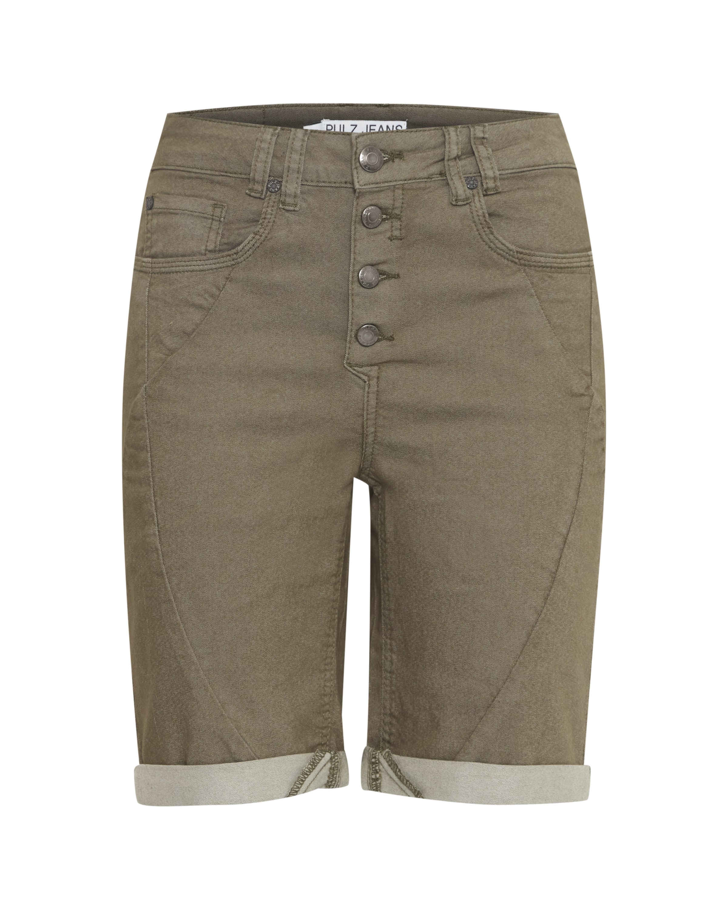 PULZ Jeans - Pantalón 'Rosita' en verde: frente