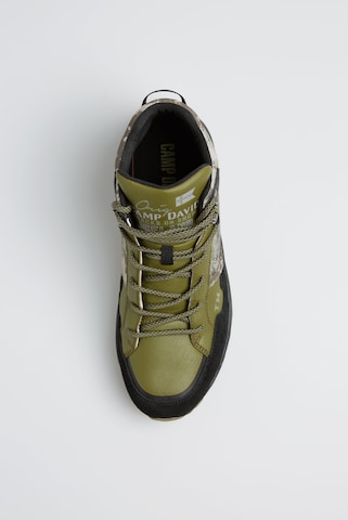 CAMP DAVID High-Top Sneakers in Green