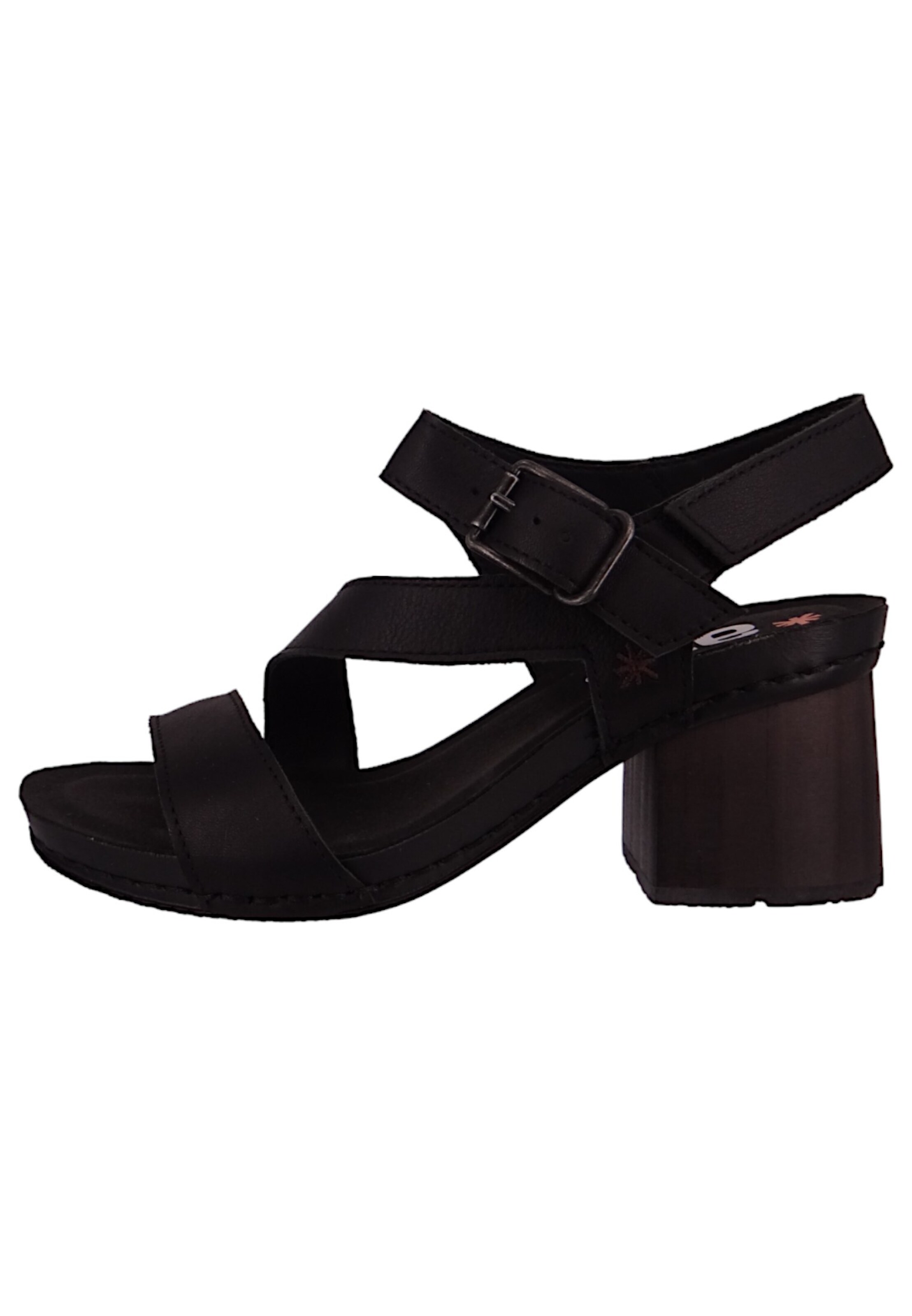 Sandales à lanières ART en noir