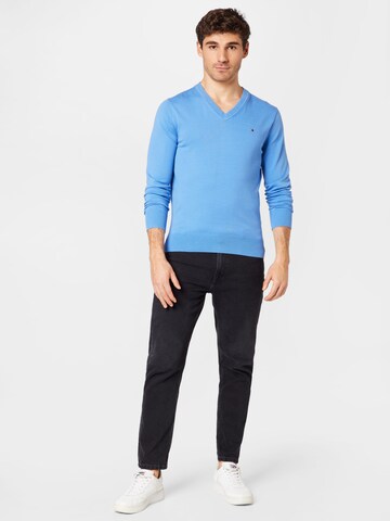 TOMMY HILFIGER Pullover in Blau