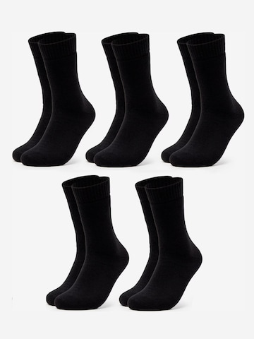 Occulto Socks 'Mika' in Black: front
