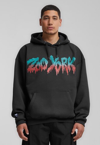 ZOO YORK Sweatshirt in Black: front