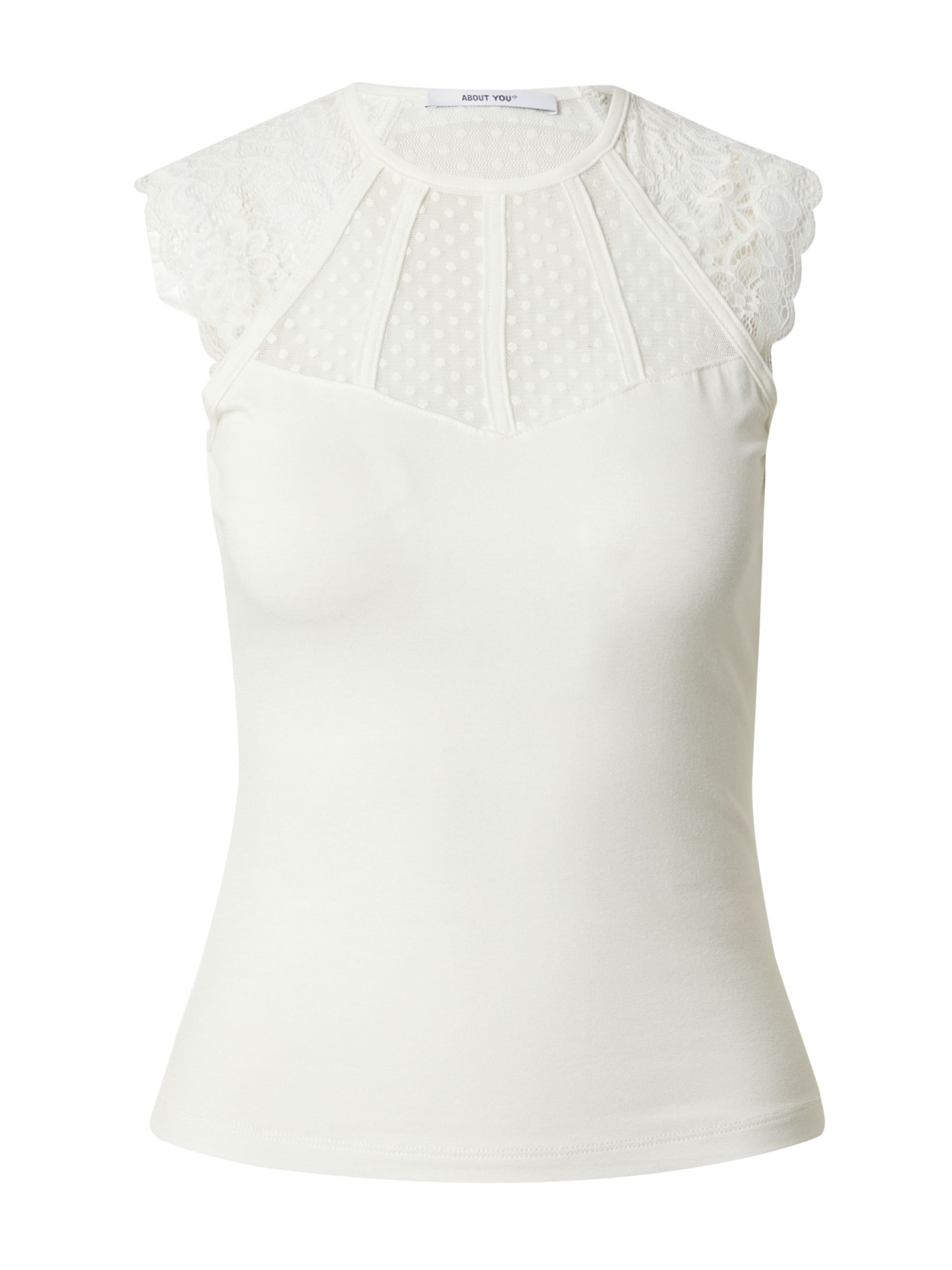 ABOUT YOU Shirt 'Esma' in Weiß: Vorderseite