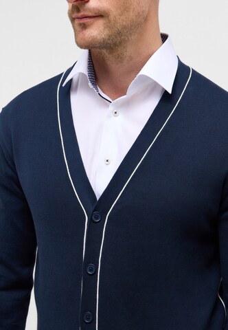 ETERNA Gebreid vest in Blauw