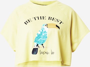 ONLY T-Shirt 'ONLKITA' in Gelb: Vorderseite