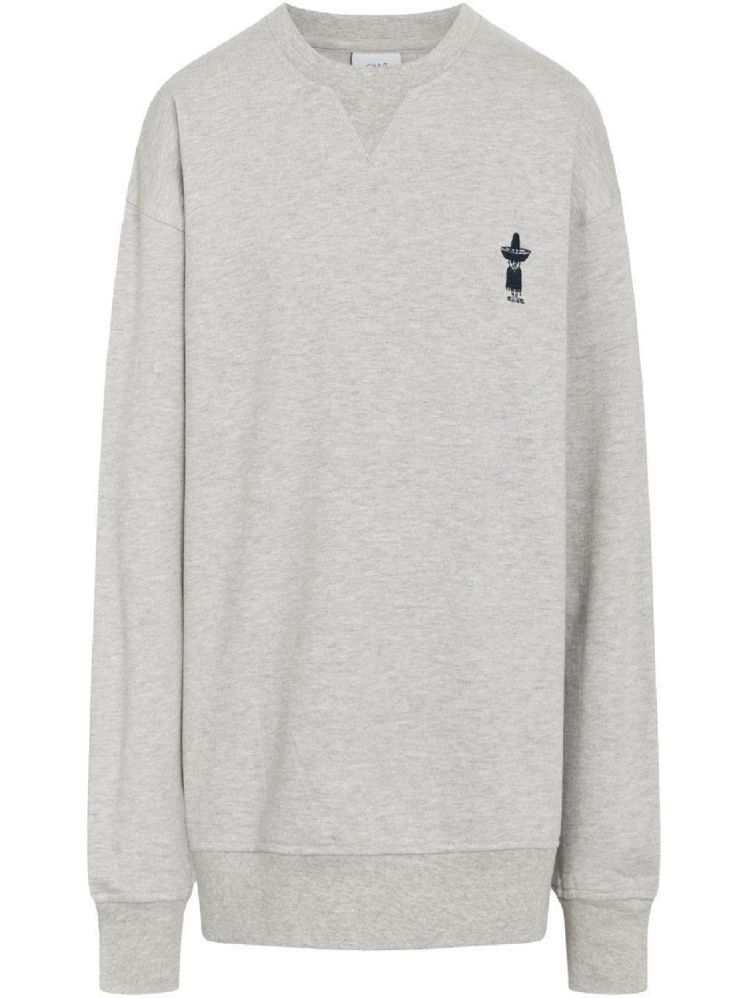 GRUNT Sweatshirt 'GRAlsjo Crew' in Grau: Vorderseite