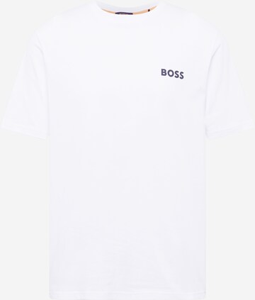 BOSS Orange Tričko – bílá: přední strana