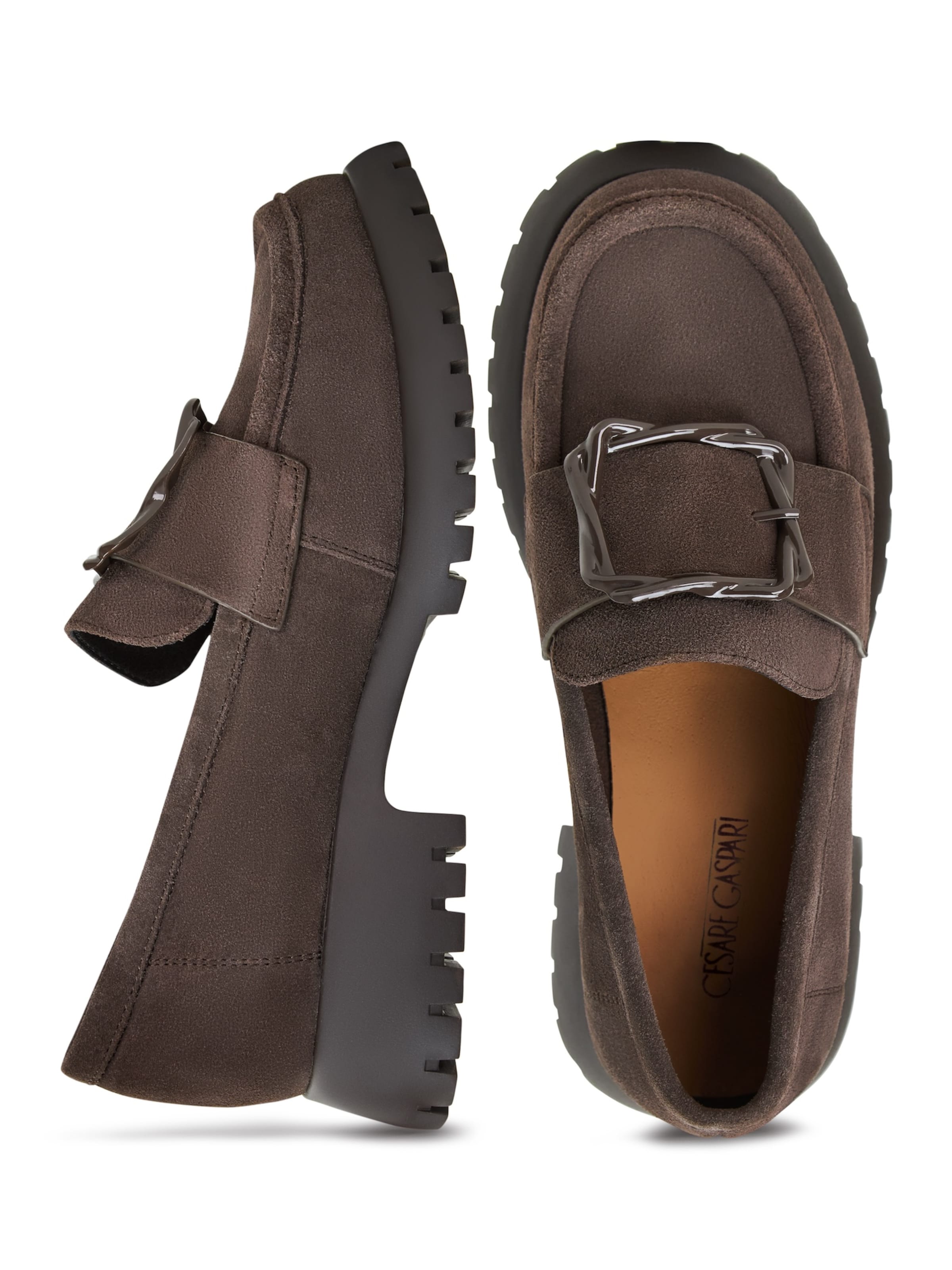 CESARE GASPARI Slipper – hnědá