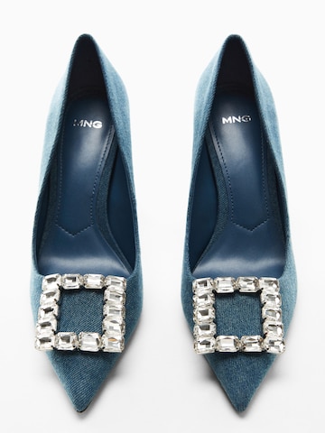 MANGO Официални дамски обувки 'Lour' в синьо