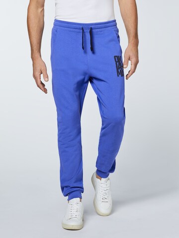 Oklahoma Jeans Regular Pants ' mit Oklahoma Label Print ' in Blue: front