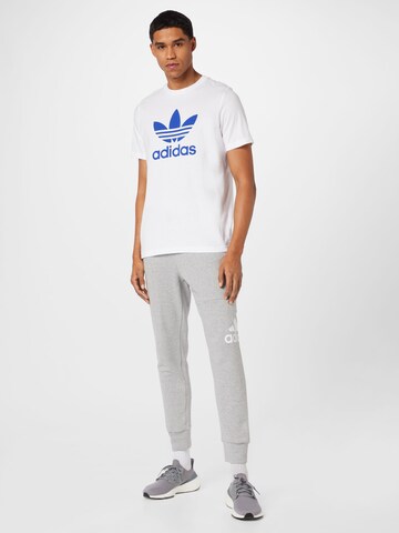 Tricou 'Adicolor Classics Trefoil' de la ADIDAS ORIGINALS pe alb