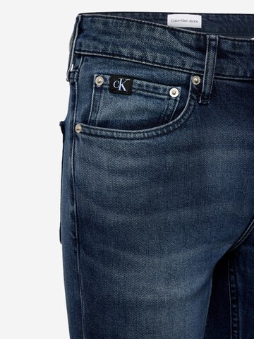 Calvin Klein Jeans Slimfit Jeans in Blauw