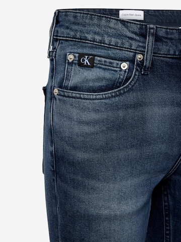 Coupe slim Jean Calvin Klein Jeans en bleu